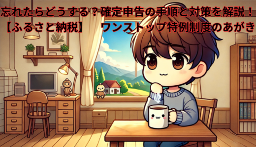 忘れたらどうする？確定申告の手順と対策を解説！【ふるさと納税】　ワンストップ特例制度のあがき