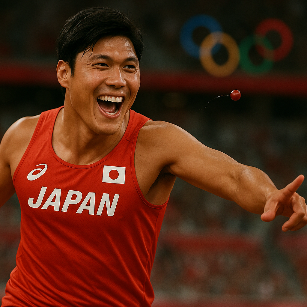 サクランボの種飛ばし