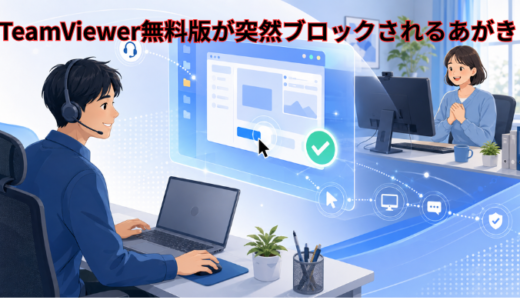 TeamViewer無料版が突然ブロックされるあがき